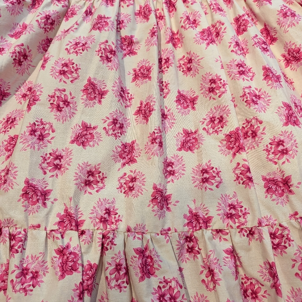 Zara Pink Floral Print Skirt Size XL - Picture 5 of 5